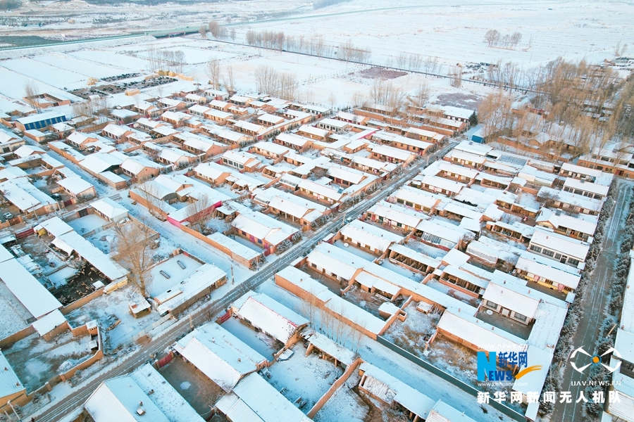 【“飞阅”中国】甘肃民乐迎降雪